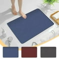 thumbnail image 1 of sruoe Bath Mat Rugs, Bath Mats for Bathroom Floor, Extra Absorbent Quick Dry Bathroom Mats, Washable Bath Rugs and Mats, Bath Carpet for Shower, Polyester, Red, 1 of 6