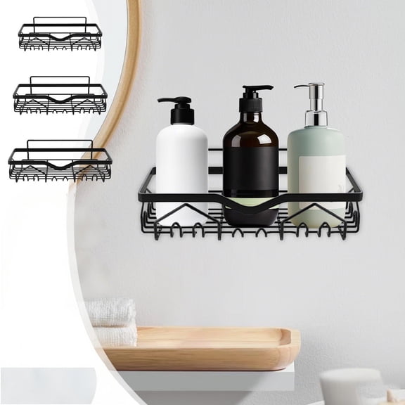 sruoe Bathroom Shelf Organizer, Shower Caddy Corner Clearance, Shower Shelves, Bathroom Toilet Shelf, Portable Shower Storage Basket for Bath, Kitchen