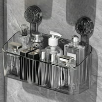 sruoe Bathroom Shower Organizer, Bathroom Storage, Shower Caddy Organizer, Bath Racks for Shower, Wall Mounted Rustproof Standing Storage Rack for Bathroom