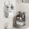 thumbnail image 1 of sruoe Bathroom Shower Organizer, Bathroom Storage, Shower Caddy Organizer, Bath Racks for Shower, Wall Mounted Rustproof Standing Storage Rack for Bathroom, 1 of 6