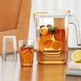 thumbnail image 1 of sruoe Beverage Pitcher, Water Pitcher with Lid, Large Capacity Water Storage, Ice Tea Pitcher, Portable Leak Proof Summer Drink Bucket Cold Kettle, Clear Brewing Pitcher, Juice Jars, Plastic, 1 of 7