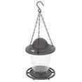 thumbnail image 1 of sruoe Bird Feeder, Hanging Bird Feeder Tray, Bird Feeders Outdoor, Cardinal Bird Feeder, Hopper Feeder, Small Large Bowl Wild Bird Feeders for Garden Decor, Plastic, 1 of 5