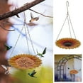 thumbnail image 1 of sruoe Bird Feeder, Hanging Bird Feeders Outdoor, Weatherproof Open Platform Bird Feeders, Decoration Wild Feeders for Outside, Garden, Patio, Yard, Deck, Iron, 1 of 6
