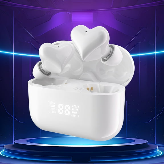 sruoe Bluetooth Wireless Earbuds, Headphones Wireless, Bluetooth Wireless Earbuds for Noise Cancelling, Wireless Earbuds with Charging Case, Sport Headphones Earbuds