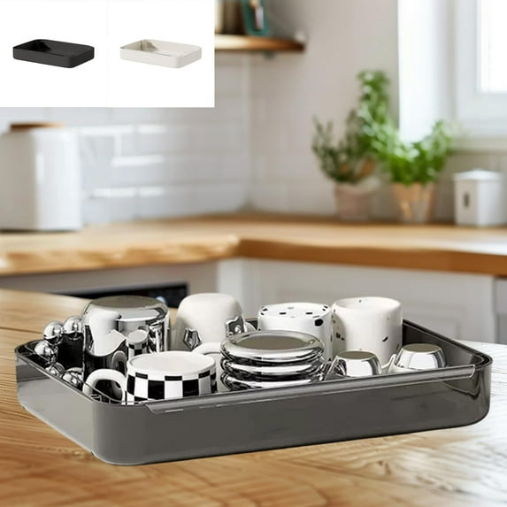 sruoe Cabinet Organizer, Kitchen Storage Rack, Kitchen Counter Shelves Clearance, Cabinet Countertop Shelves, Portable Small Free Standing Storage Rack Shelving