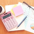 thumbnail image 1 of sruoe Calculators, 12 Digits Large Display, Basic Calculators, Handheld Desk Calculator, Pocket Calculator, Standard Function Calculator for Office, Home, Learen, Business Use, 1 of 6