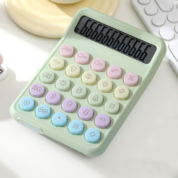 sruoe Calculators, 12 Digits Large Display, Basic Calculators, Handheld Desk Calculator, Pocket Calculator, Standard Function Calculator for Office, Home, Learen, Business Use