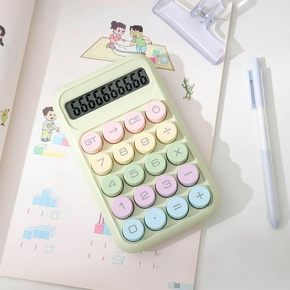 sruoe Calculators, 8 Digits Large Display, Basic Calculators, Handheld Desk Calculator, Pocket Calculator, Standard Function Calculator for Office, Home, Learen, Business Use