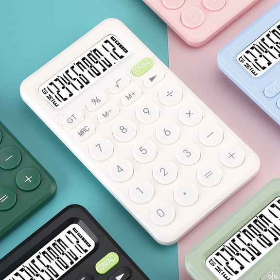 sruoe Calculators, 8 Digits Large Display, Basic Calculators, Handheld Desk Calculator, Pocket Calculator, Standard Function Calculator for Office, Home, Learen, Business Use