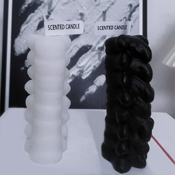 sruoe Candles, Taper Candles, Candles Unscented, Floating Candles, Table Candles Decoration, Paraffin Wax, Unscented Candle Sticks for Holiday Wedding Party Dinner Table Decoration, Black Candles