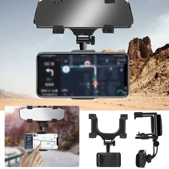 sruoe Car Mount Magnet 360 Degree Mount Holder Stand Long Arm Car Phone Holder Windscreen Car Cradle for iPhone, Samsung, Google