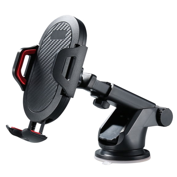 sruoe Car Mount Magnet 360 Degree Mount Holder Stand Long Arm Car Phone Holder Windscreen Car Cradle for iPhone, Samsung Galaxy, Google Pixel, GPS, Mini Tablet