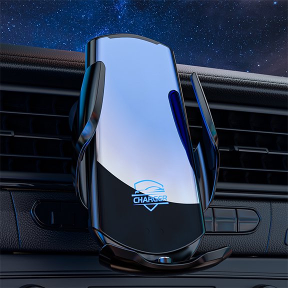 sruoe Car Mount Wireless Charger 15W Smart Sensor Auto Clamping Air Vent Car Phone Charging Holder Mount for iPhone, Samsung, All Smartphones