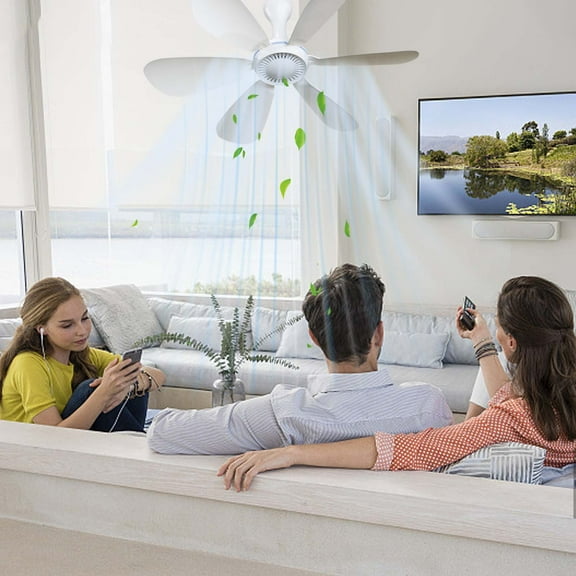 sruoe Ceiling Fan, Protable Ceiling Fan with Light Clearance, Indoor Ceiling Fan, Led Fan, Living Room Ceiling Fan, Bedroom Ceiling Fan with Lights