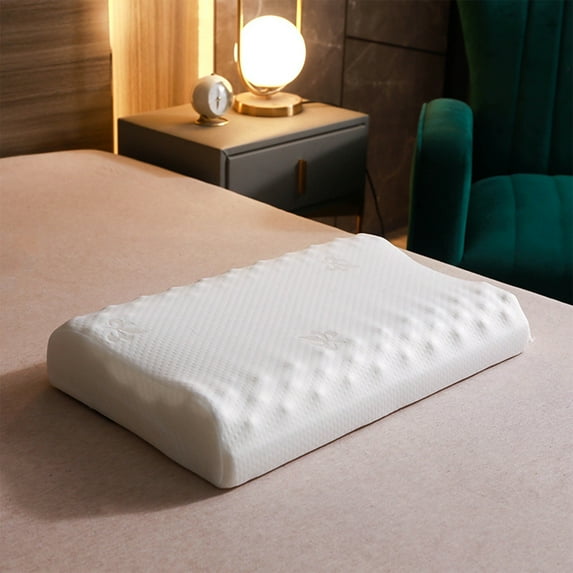 sruoe Cervical Pillow for Neck Pain, Pillows for Bed Cervical Neck, Neck Pillow for Sleeping, Soft Portable Adjustable Breathable Ergonomic Neck Pillow, Pillows for Household, Student Dormitory