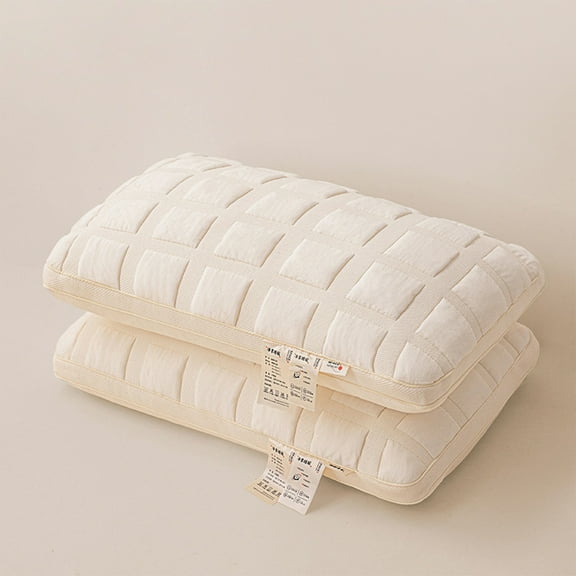 sruoe Cervical Pillow for Neck Pain, Pillows for Bed Cervical Neck, Neck Pillow for Sleeping, Soft Portable Adjustable Breathable Ergonomic Neck Pillow, Pillows for Household, Student Dormitory