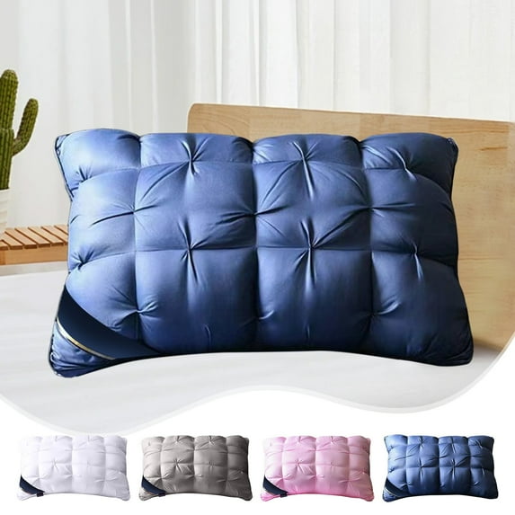 sruoe Cervical Pillow for Neck Pain, Pillows for Bed Cervical Neck, Neck Pillow for Sleeping, Soft Portable Adjustable Breathable Ergonomic Neck Pillow, Pillows for Household, Student Dormitory