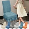 thumbnail image 1 of sruoe Chair Covers for Dining Room, Chair Seat Protector, Modern Washable Elastic Spandex Chair Slip Covers, Chair Protector Cover Seat for Kitchen Banquet Hotel Chair Cover, 1 of 5