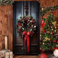 thumbnail image 1 of sruoe Christmas Door Cover, 35*71" Christmas Door Decorations, Christmas Door Panel, Christmas Door Covering Outside, Door Decor Christmas, 35 X 71 Inch Christmas Front Door Cover for Christmas., 1 of 6