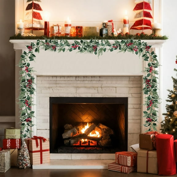 sruoe Christmas Garlands, Christmas Garlands Clearance, Christmas Garland Outdoor, Artificial Christmas Garlands for Christmas Party Decor