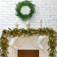 thumbnail image 1 of sruoe Christmas Garlands, Christmas Garlands Clearance, Christmas Garland Outdoor, Christmas Garland With Lights, Artificial Christmas Garlands for Christmas Party Decor, 71in, 1 of 7