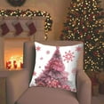 thumbnail image 1 of sruoe Christmas Pillow Cover, Christmas Pillow Case, 17x17 in Soft Flax Christmas Pillow Cover, Christmas Pillow Sham for Christmas Decoration, Decor Car Bed Sofa, 1 of 6