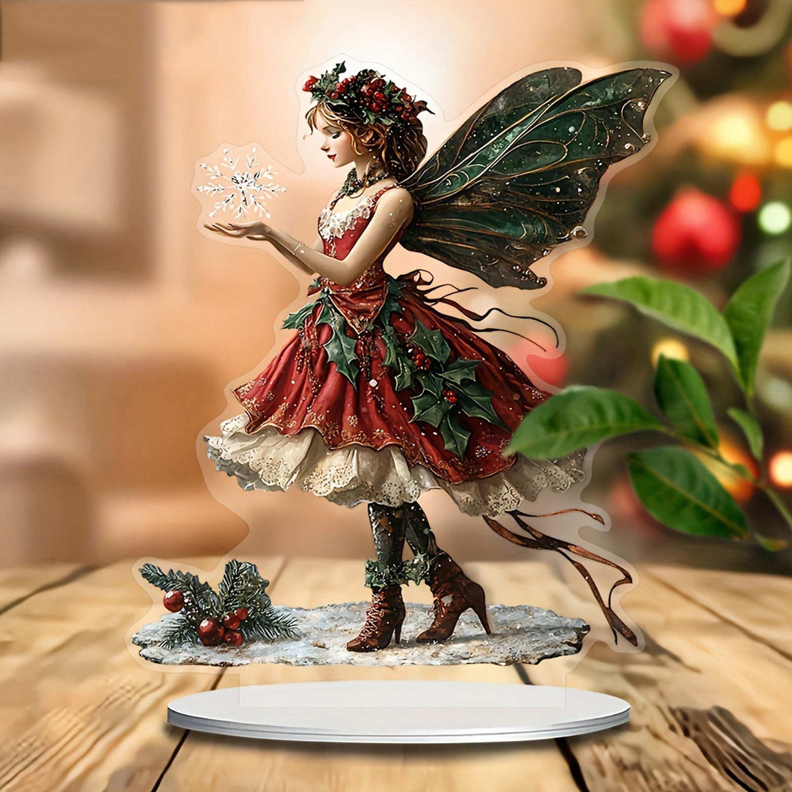 sruoe Christmas Tabletop Decorations, Acrylic Enchanting Christmas — free download