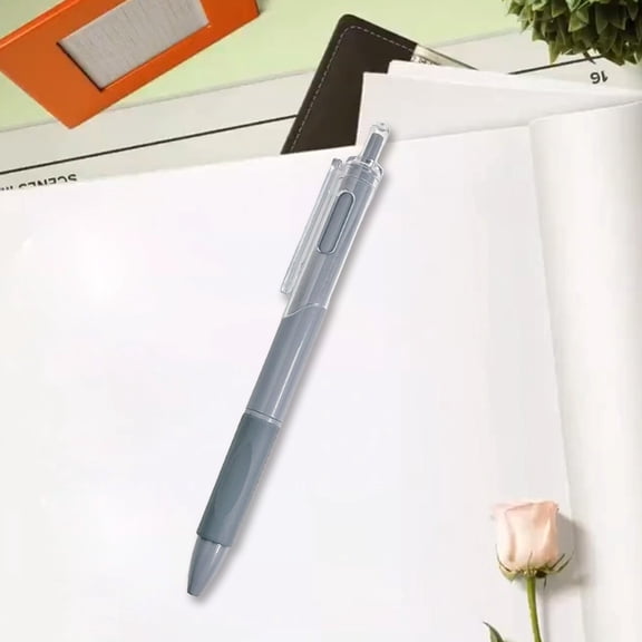 sruoe Click Gel Pen, 1-Pack Candy Color Gel Pen, 0.5mm Fine Tip, 0.7ml Ink, Plastic Click Retractable Pen, Writing Pen for Office, Daily Use