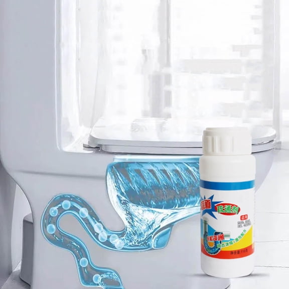 sruoe Clog Remover, Sink Drain Cleaner, Drain Clog Remover Powder, Thrift Drain Cleaner, Toilet Hair Grease Unclogger, Unblocker, Toilet Bowl Cleaners, Odor Removal in Drains