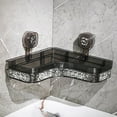 thumbnail image 1 of sruoe Corner Shower Organizer Clearance, Bathroom Shelf Organizer, Wall Mount Suction Cup Bathroom Storage Rack, No Drilling Over The Shower Head Caddy, 1 of 6