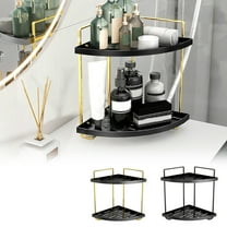 sruoe Corner Shower Organizer Clearance, Bathroom Shelf Organizer, Wall Mount Suction Cup Bathroom Storage Rack, No Drilling Over The Shower Head Caddy