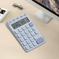 thumbnail image 1 of sruoe Desktop Calculator, 12 Digit, Scientific Calculators, Mechanical Switch Calculator, Large Display and Keys Button Basic Calculators, Portable Financial Calculator for S-Chool, Office, 1 of 5