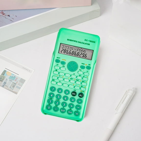 sruoe Desktop Calculator, 12 Digit, Scientific Calculators, Mechanical Switch Calculator, Large Display and Keys Button Basic Calculators, Portable Financial Calculator for S-Chool, Office