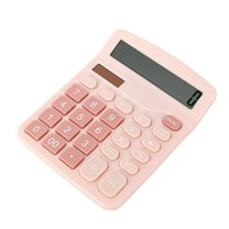 sruoe Desktop Calculator, 12 Digit, Scientific Calculators, Mechanical Switch Calculator, Large Display and Keys Button Basic Calculators, Portable Financial Calculator for S-Chool, Office