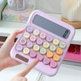 thumbnail image 1 of sruoe Desktop Calculator, 12 Digit, Scientific Calculators, Mechanical Switch Calculator, Large Display and Keys Button Basic Calculators, Portable Financial Calculator for S-Chool, Office, 1 of 6