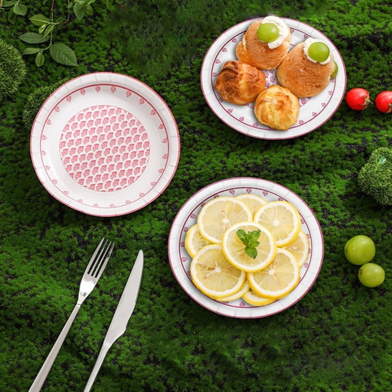 sruoe Dinner Plates, Party Dinner Plates, Individual Dinner Plates, Deep Dinner Plate, Single Dinner Plate, Modern Plate, Disposable Dinner Plates