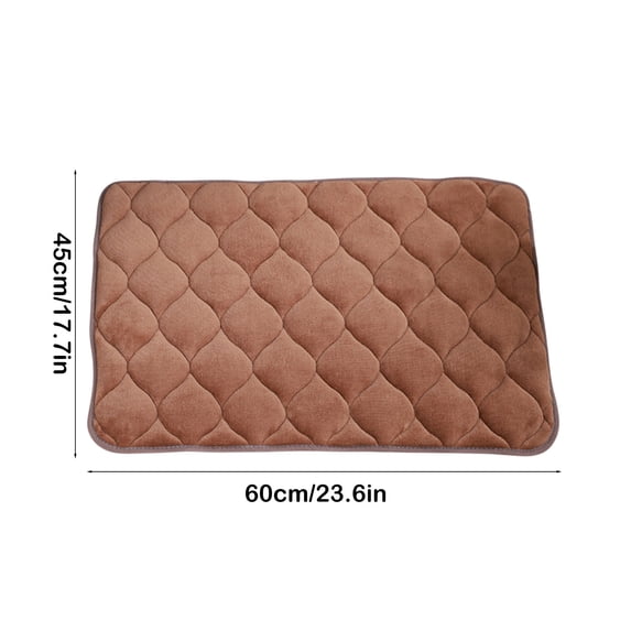 sruoe Dog Bed for Medium dogs, Soft Warm Pet Mat, Calming Dog & Cat Bed, Outdoor Sofa Dog Bed, Dog Cage Bed Non Slip, Machine Washable Pet Bed, 23.6x17.7"