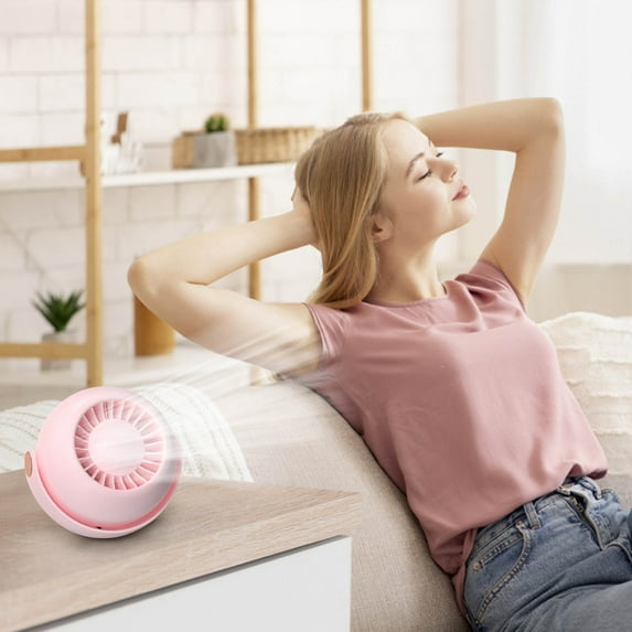 sruoe Portable Tabletop Fan, Desktop Fan, Desk Fan, Stroller Fan, Mini Tabletop Fan, Small Fan, Table Fans Oscillating for Home Clearance, Camping Fan