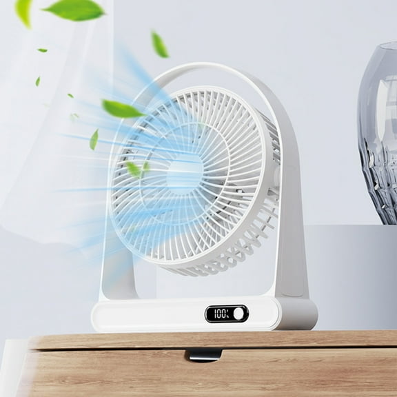 sruoe Fan Mini Desktop Fan, Tabletop Fans Low Noise, Portable Fan, Table Fans For Bedroom, Small Table Fan, Oscillating Office Home Quiet Mini Electric Fan