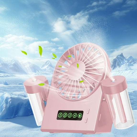 sruoe Fan Mini Desktop Fan, Tabletop Fans Low Noise, Portable Fan, Table Fans For Bedroom, Small Table Fan, Oscillating Office Home Quiet Mini Electric Fan