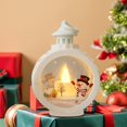 thumbnail image 1 of sruoe Flameless Candles, Wick Flameless Candle, Electronic Candles, Indoor Tabletop Decor, Flameless Lanterns, Circular Christmas Hanging Lights Portable Lamp, Candle Light for Party Holiday Decor, 1 of 6