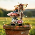 thumbnail image 1 of sruoe Garden Decoration Ground Insert, Fairy Garden Stakes, Garden Statues, Fairy Flower Pot Decor, Decorative Yard Stakes, Ground Insert Potted, Figurines for Patio Home, 1 of 6