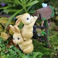 thumbnail image 1 of sruoe Garden Decoration Ground Insert, Rabbits Garden Stakes, Garden Statues, Fairy Flower Pot Decor, Decorative Yard Stakes, Ground Insert Potted, Figurines for Patio Home, 1 of 7