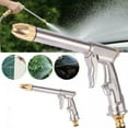 thumbnail image 1 of sruoe Garden Hose Nozzle Sprayer, Adjustable High Pressure Water Sprayer, Hose Nozzle Heavy Duty, Aluminum Alloy Water Nozzle, Outdoor Water Gun for Washing Cars, Garden, Plants, 1 of 6