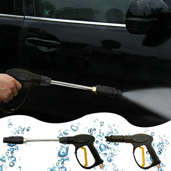 sruoe Garden Hose Nozzle Sprayer, Adjustable High Pressure Water Sprayer, Hose Nozzle Heavy Duty, Plastic Water Nozzle, Outdoor Water Gun for Washing Cars, Garden, Plants