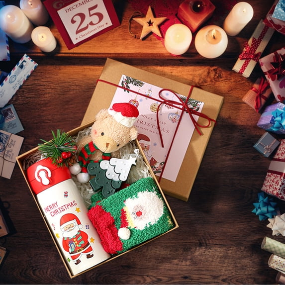 sruoe Gift boxes, Gift Boxes with Lids, Christmas Gift Boxes, Christmas Gift Boxes, Surprise Gift Box for Christmas Day