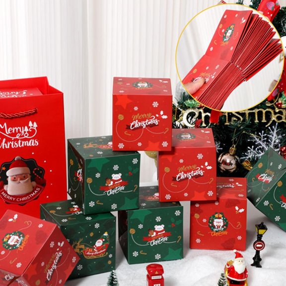 sruoe Gift boxes, Gift Boxes with Lids, Explosion Gift Box, Gift Boxes Christmas, Pop Out Gift Box, Surprise Gift Box for Christmas Day