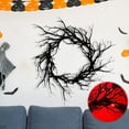 thumbnail image 1 of sruoe Halloween Decor, Halloween Decoration Indoor, Artificial Wreaths, Halloween Decoration Outdoor, Halloween Decoration, Front Door Wreaths, Halloween Horror Night withered Branch Wreath, 1 of 6