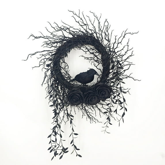 sruoe Halloween Decor, Halloween Decoration Indoor, Artificial Wreaths, Halloween Decoration Outdoor, Halloween Decoration, Hanging Halloween Wreaths for Front Door