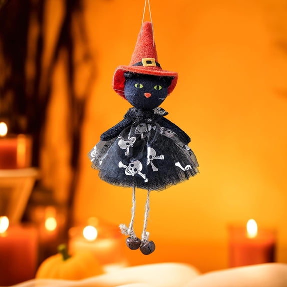 sruoe Halloween Decoration, Halloween Hanging Decorations, Window Decor, Witch Ghost Decorative Hanging, Venue Layout Props Hanging Ghosts, Hanging Pendant for Party Home Decorations